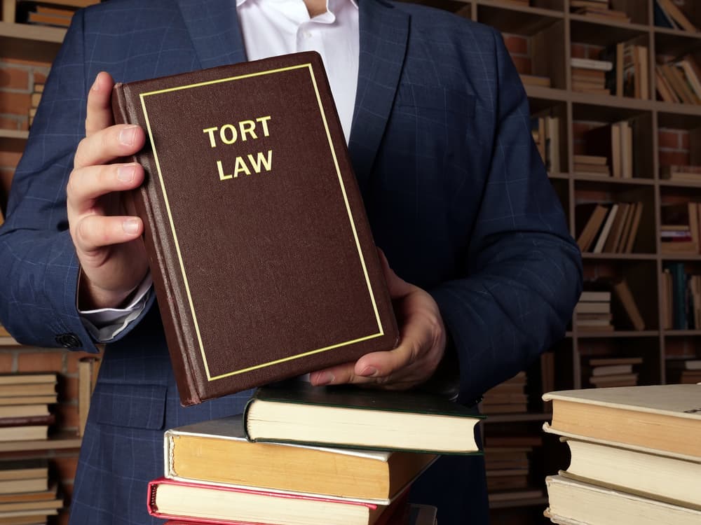 TORT LAW — A tort happens when one person causes harm or injury to another through a wrongful act or omission.